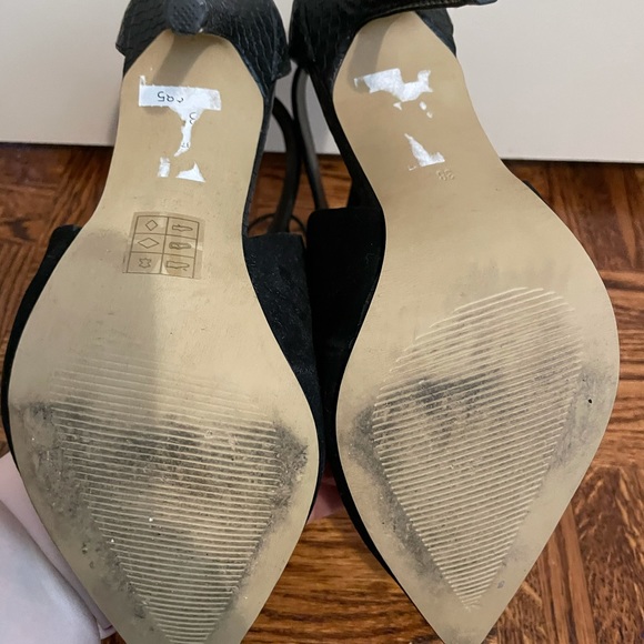 Top Shop Suede and faux croc stilettos - Picture 3 of 6